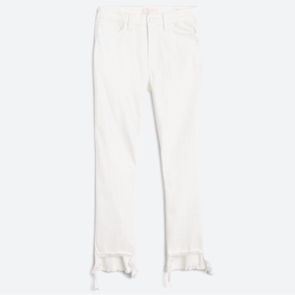JEN7 BY 7 FOR ALL MANKIND
Ankle Straight Destroyed Hem Jean